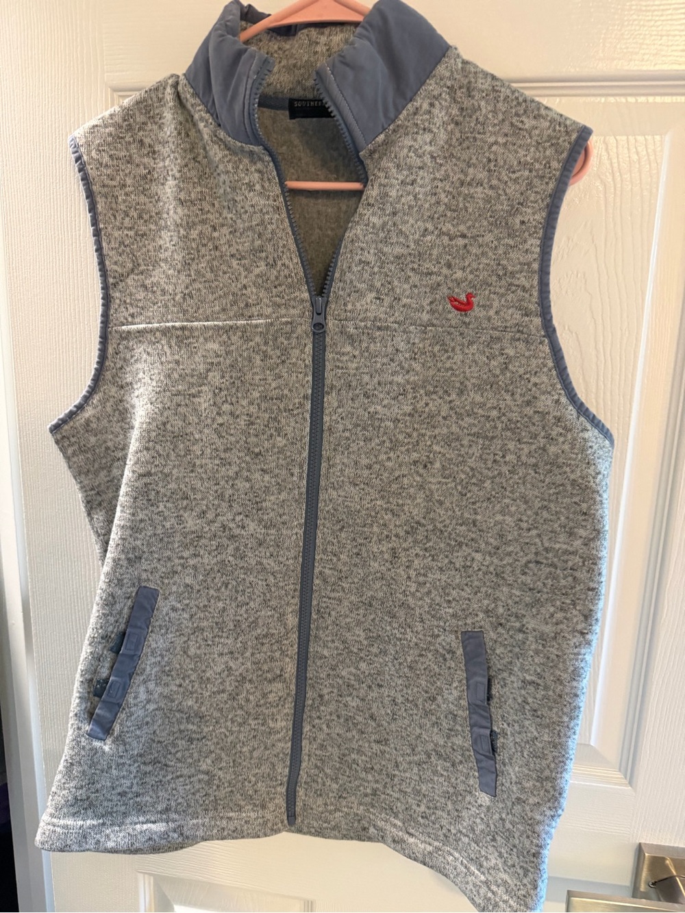 Southern Marsh Men’s FieldTec Gray Fleece Full Zip Vest